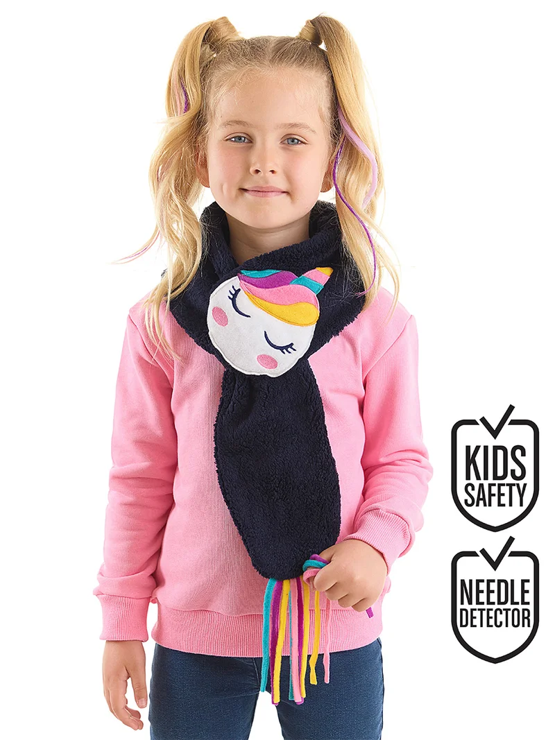 دينوكيدس وشاح يونيكورن مخملي أزرق داكن